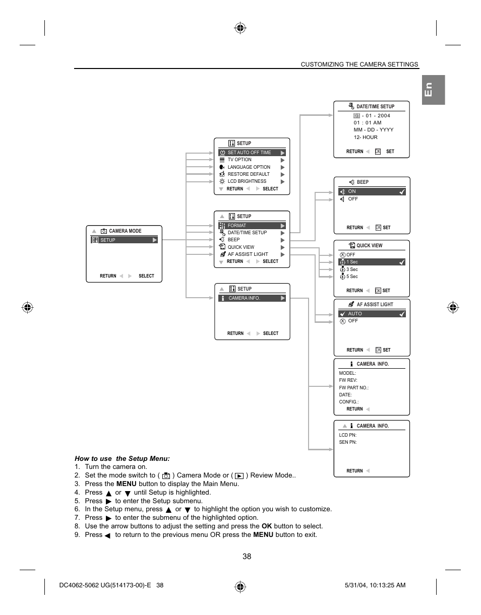 Concord Camera Eye-Q 4062AF User Manual | Page 40 / 75