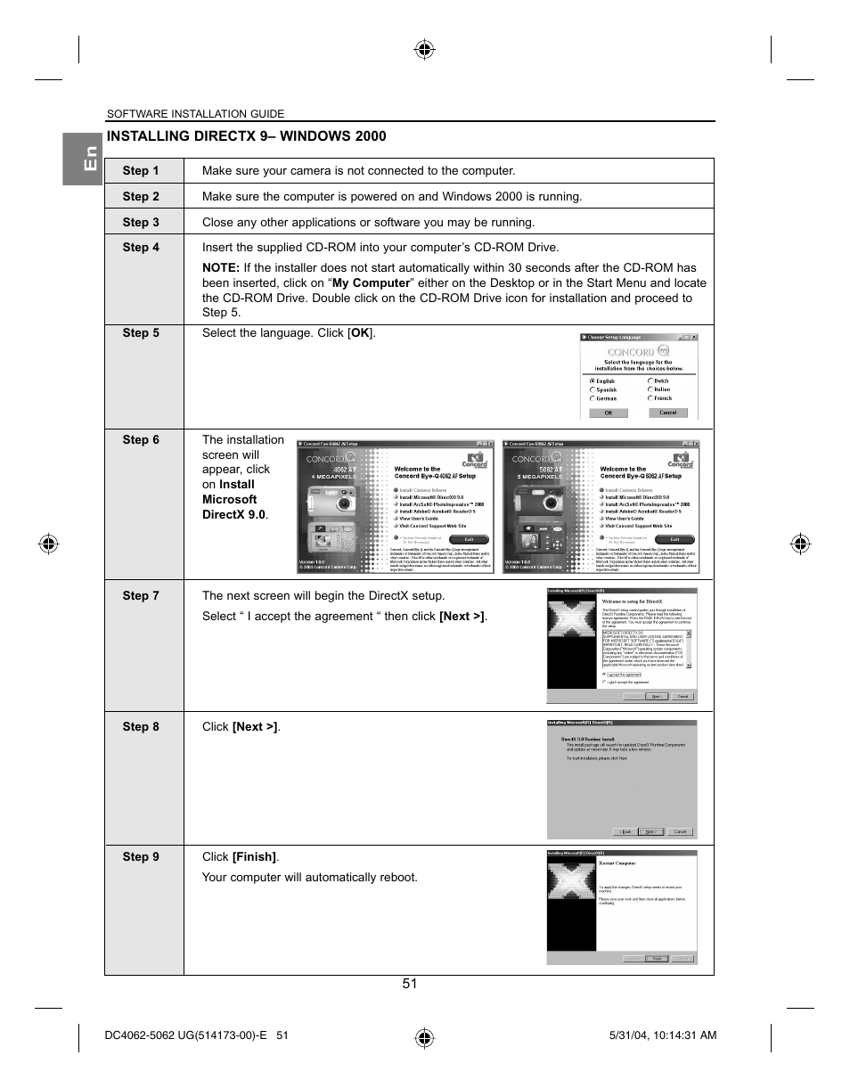 Concord Camera Eye-Q 4062AF User Manual | Page 53 / 75