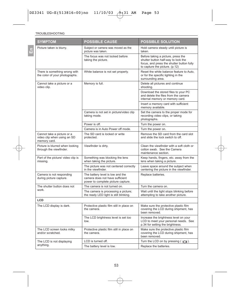 Concord Camera 3341z User Manual | Page 54 / 61