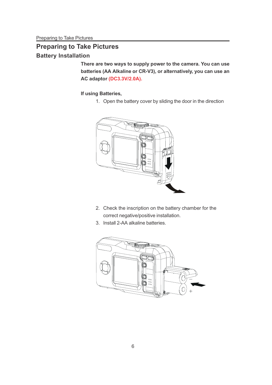 Preparing to take pictures | Concord Camera 3132z User Manual | Page 11 / 68