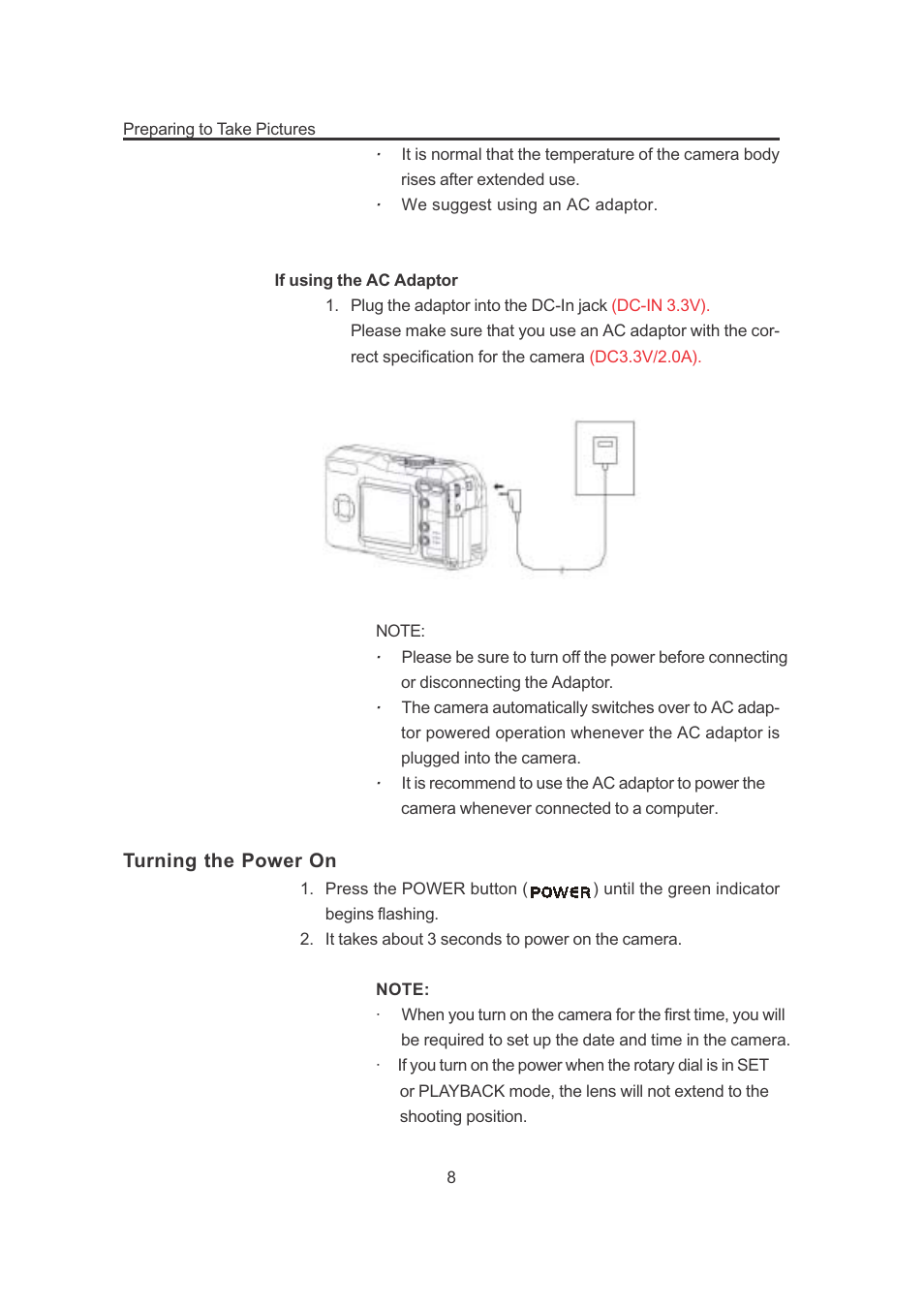 Concord Camera 3132z User Manual | Page 13 / 68