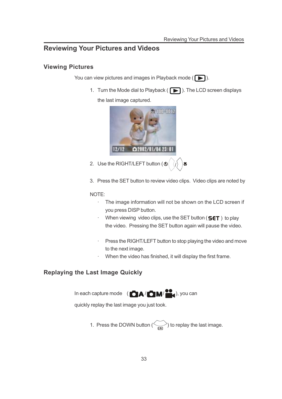 Reviewing your pictures and videos | Concord Camera 3132z User Manual | Page 38 / 68