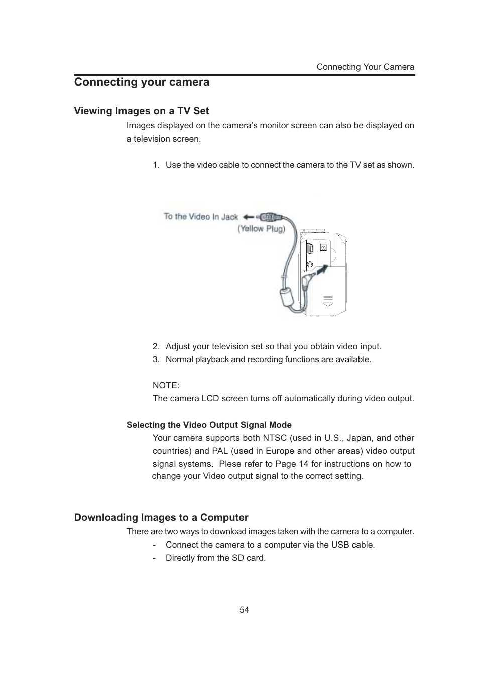 Connecting your camera | Concord Camera 3132z User Manual | Page 59 / 68
