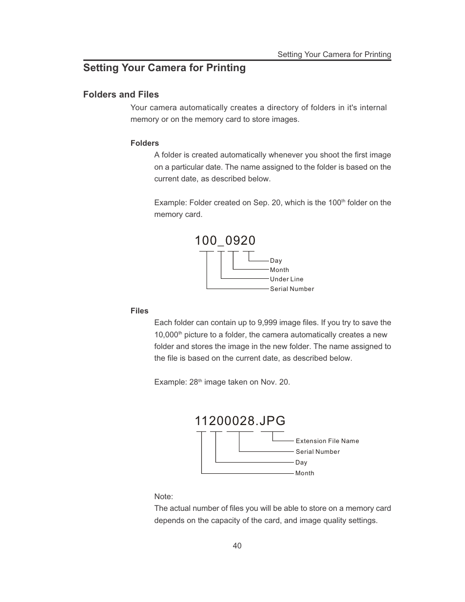 Setting your camera for printing | Concord Camera 3103 User Manual | Page 44 / 64