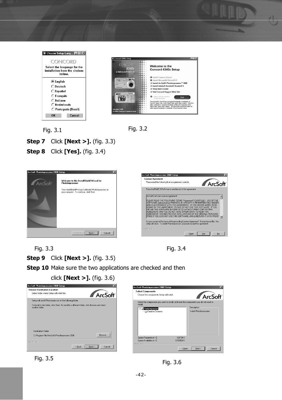 Concord Camera 4340z User Manual | Page 45 / 57