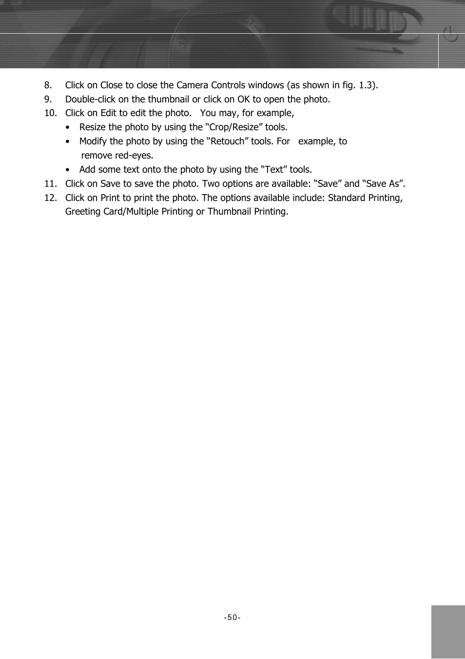 Concord Camera 4340z User Manual | Page 53 / 57
