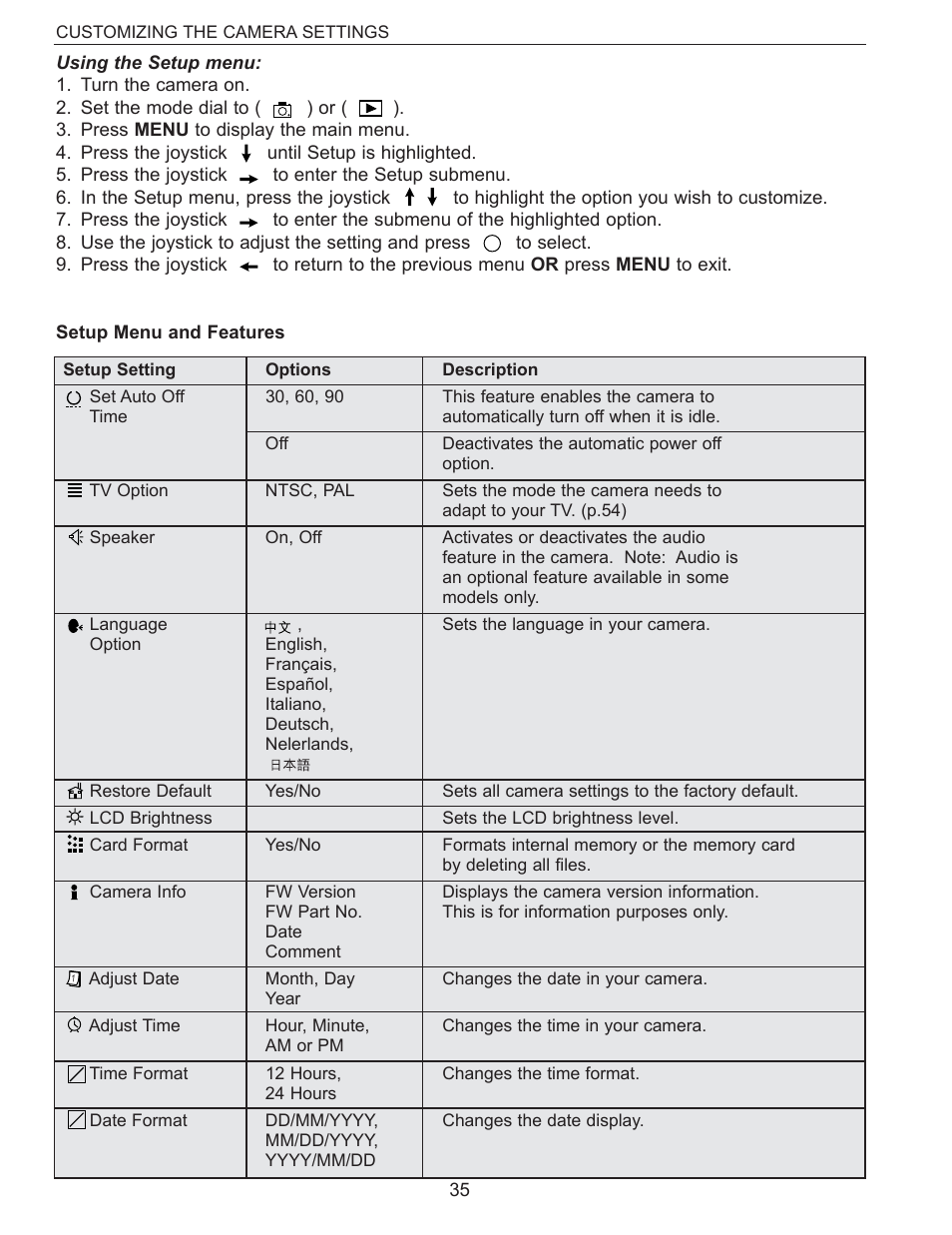 Concord Camera Eye-Q 3340z User Manual | Page 36 / 66