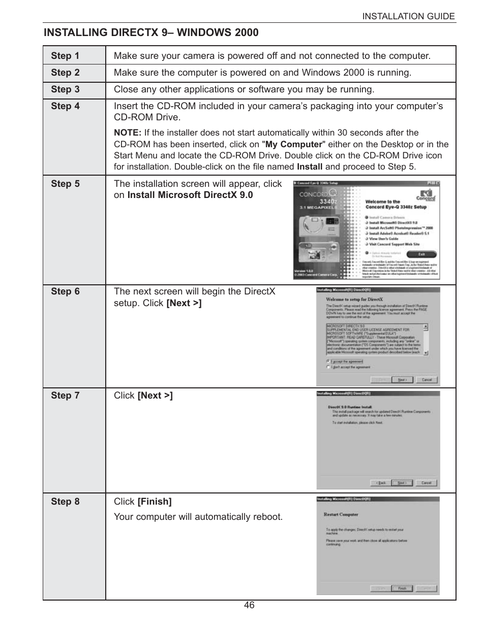 Concord Camera Eye-Q 3340z User Manual | Page 47 / 66