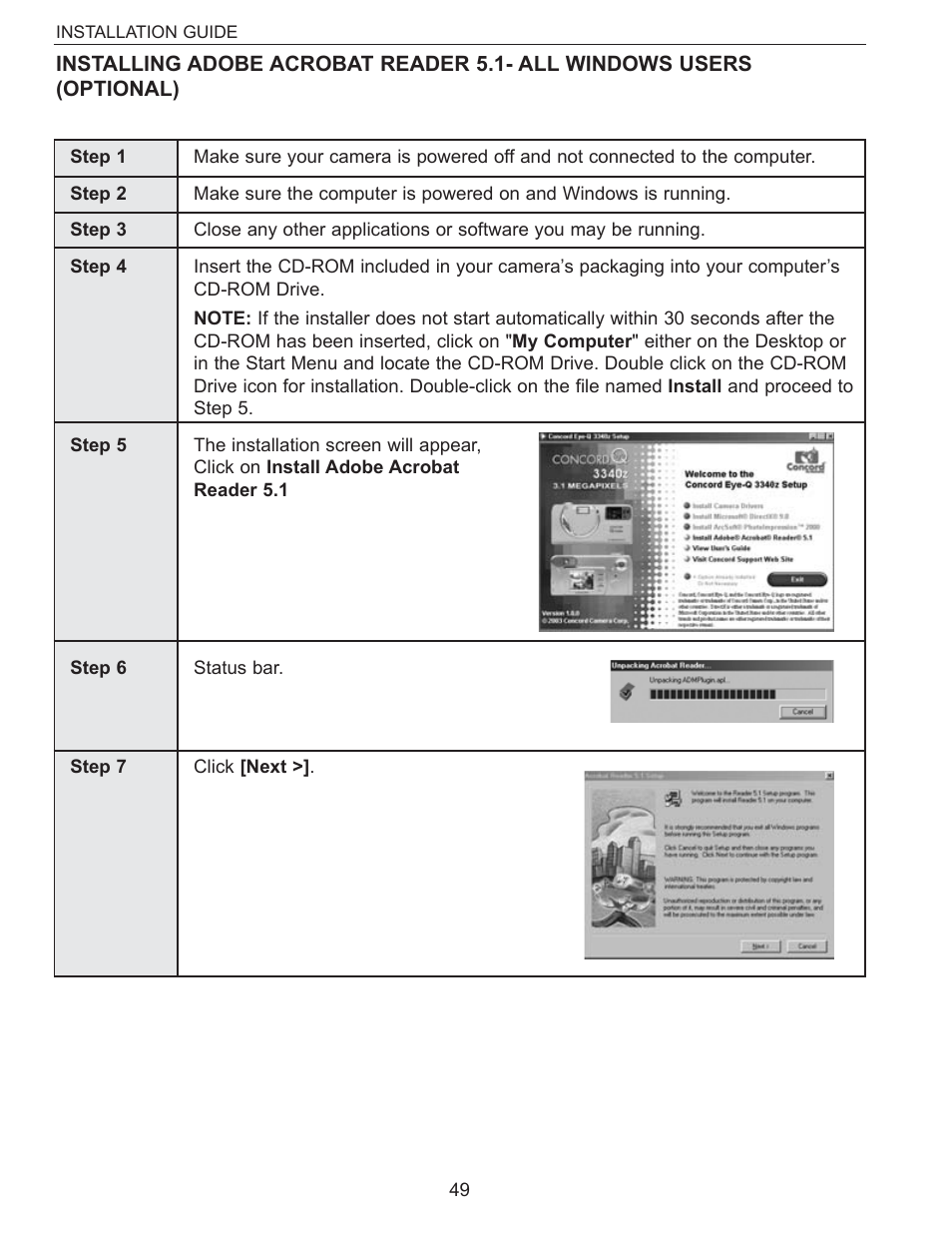 Concord Camera Eye-Q 3340z User Manual | Page 50 / 66