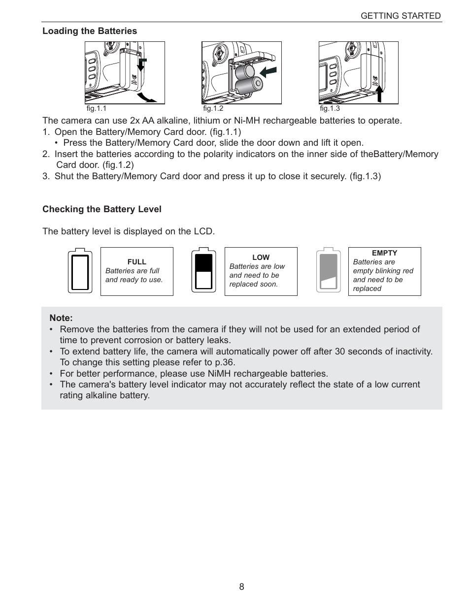 Concord Camera Eye-Q 3340z User Manual | Page 9 / 66