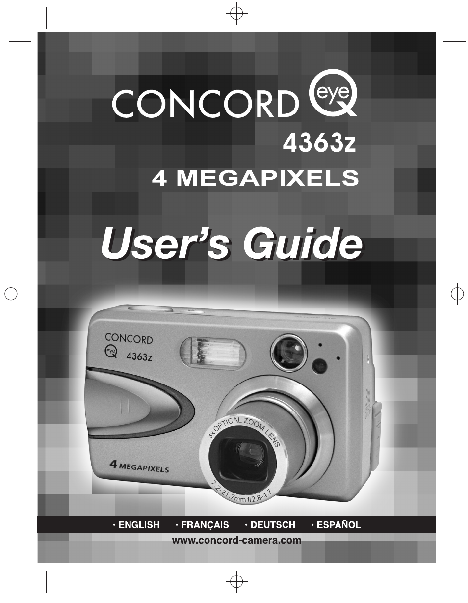 Concord Camera Concord Eye-Q 4363z User Manual | 74 pages