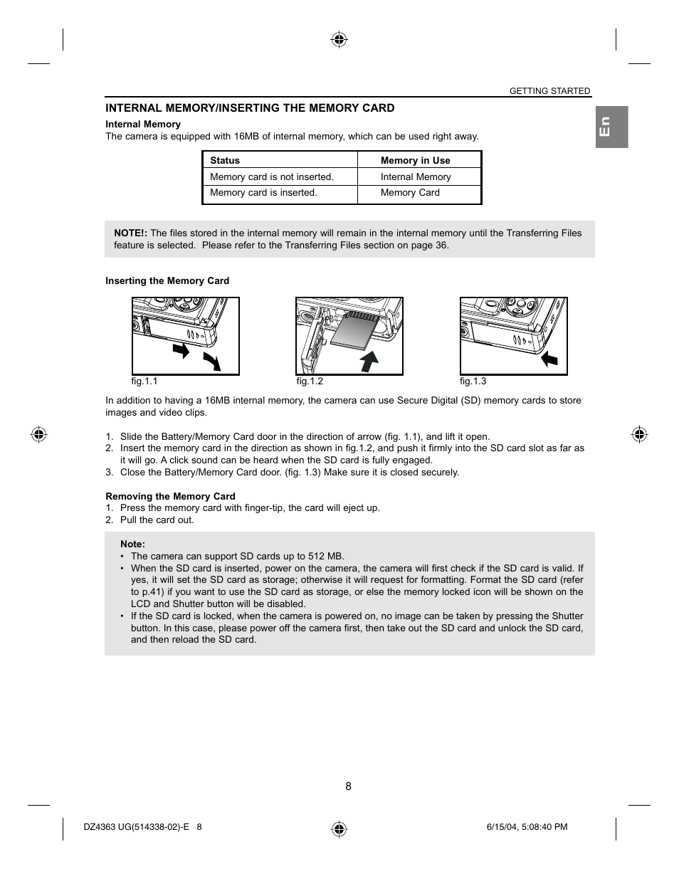 Concord Camera Concord Eye-Q 4363z User Manual | Page 10 / 74