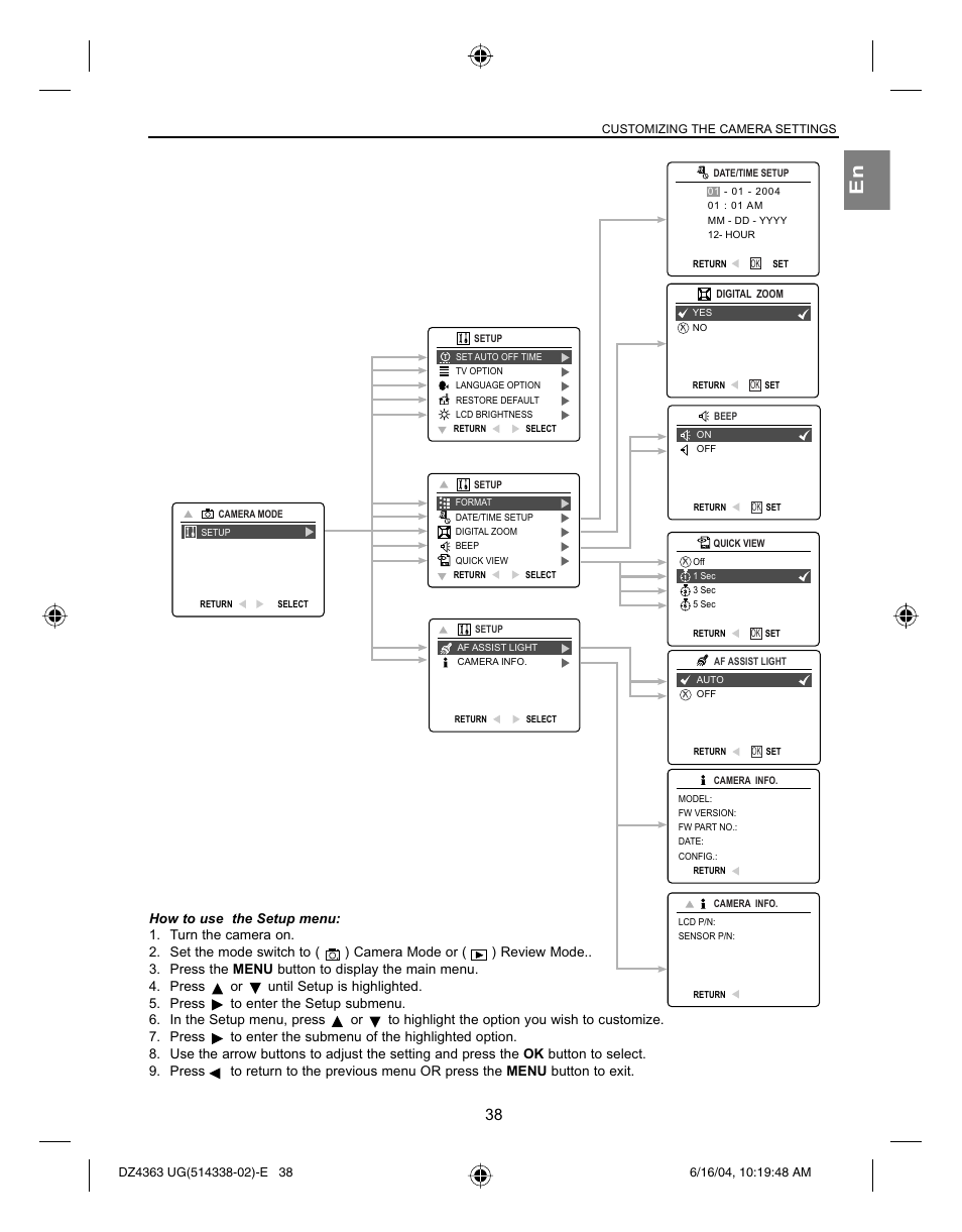 Concord Camera Concord Eye-Q 4363z User Manual | Page 40 / 74