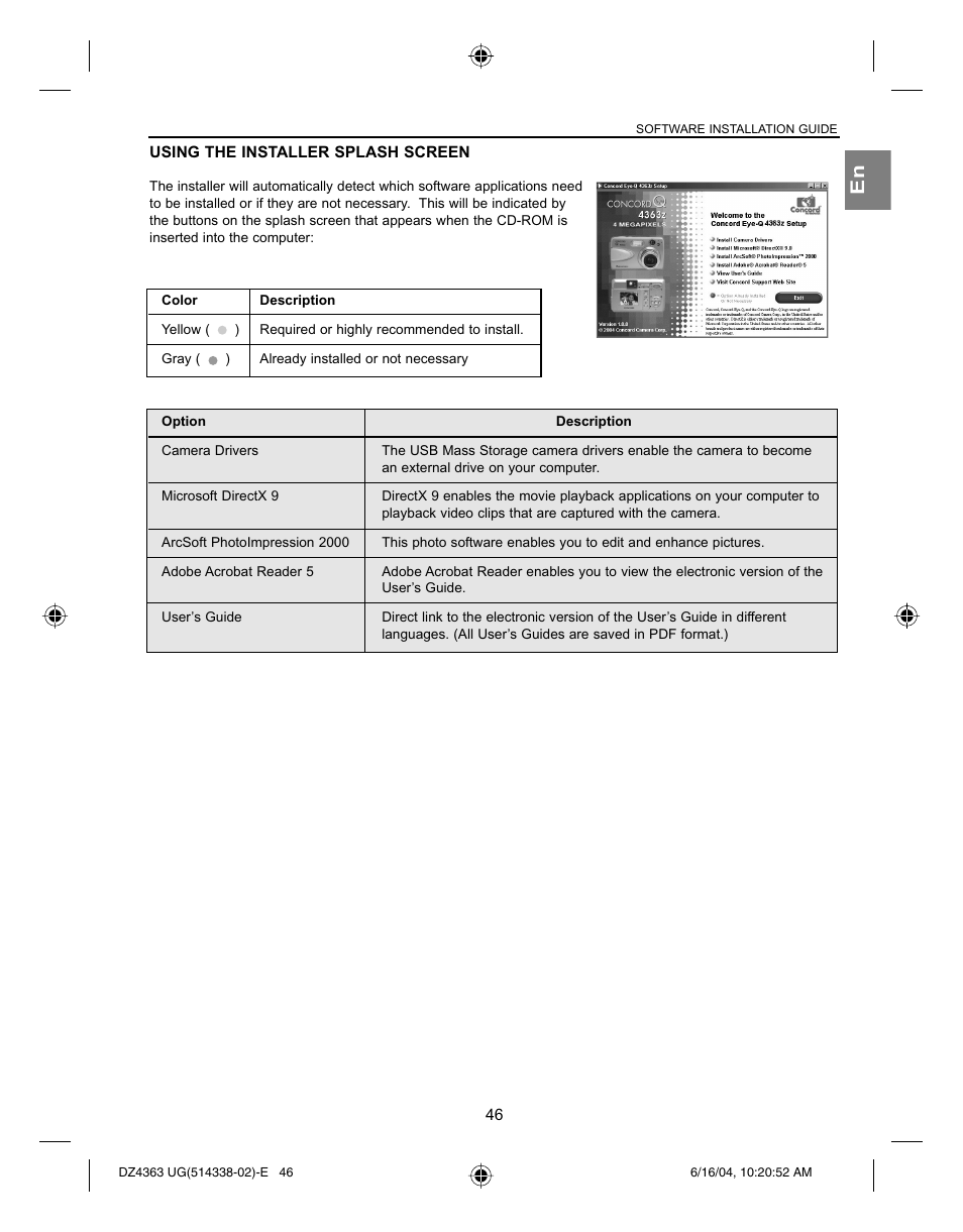 Concord Camera Concord Eye-Q 4363z User Manual | Page 48 / 74