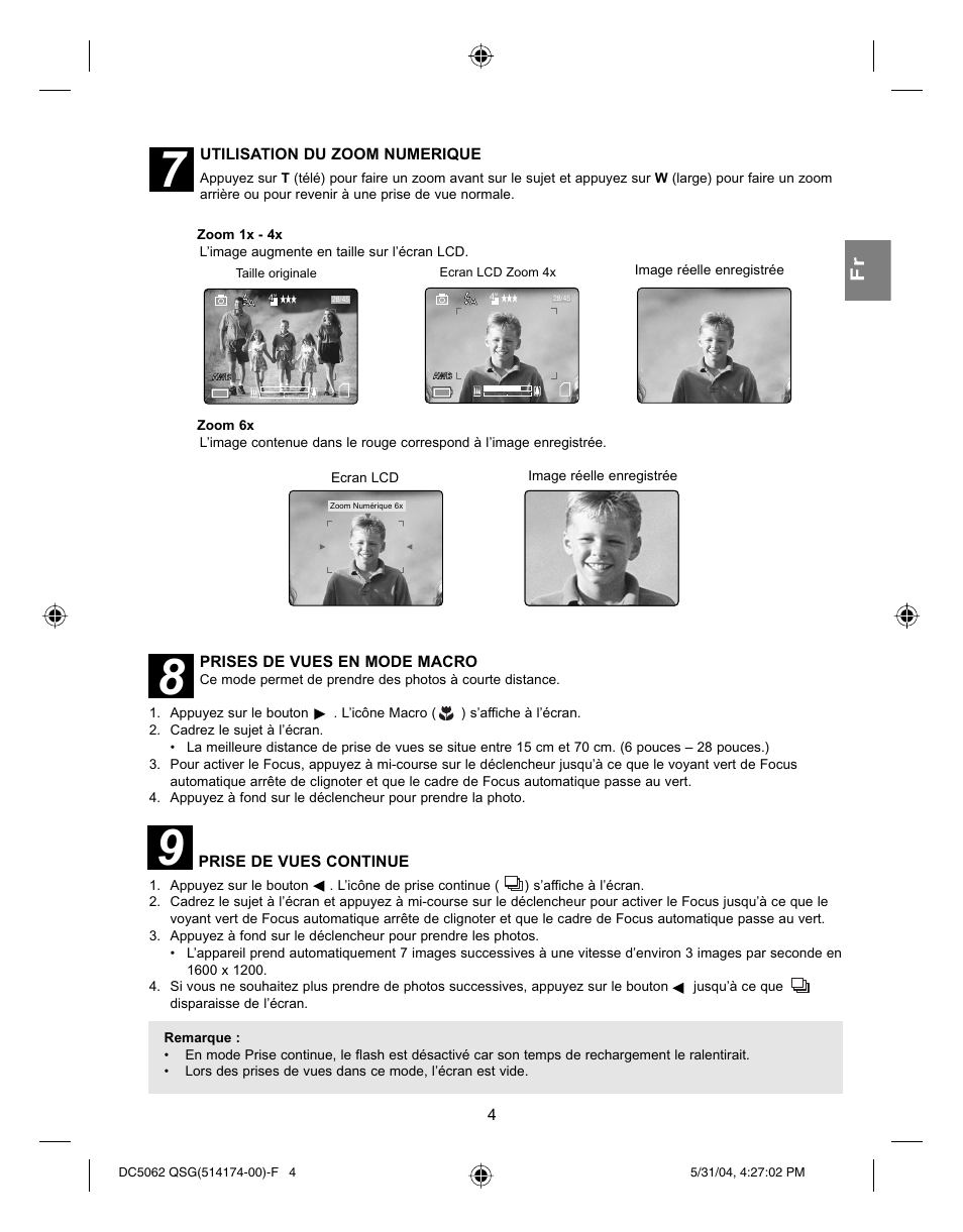 Concord Camera Eye-Q 5062AF User Manual | Page 14 / 51