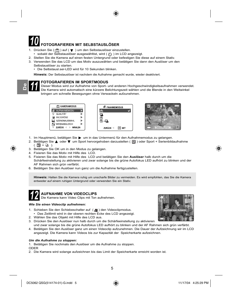 Concord Camera Eye-Q 5062AF User Manual | Page 23 / 51