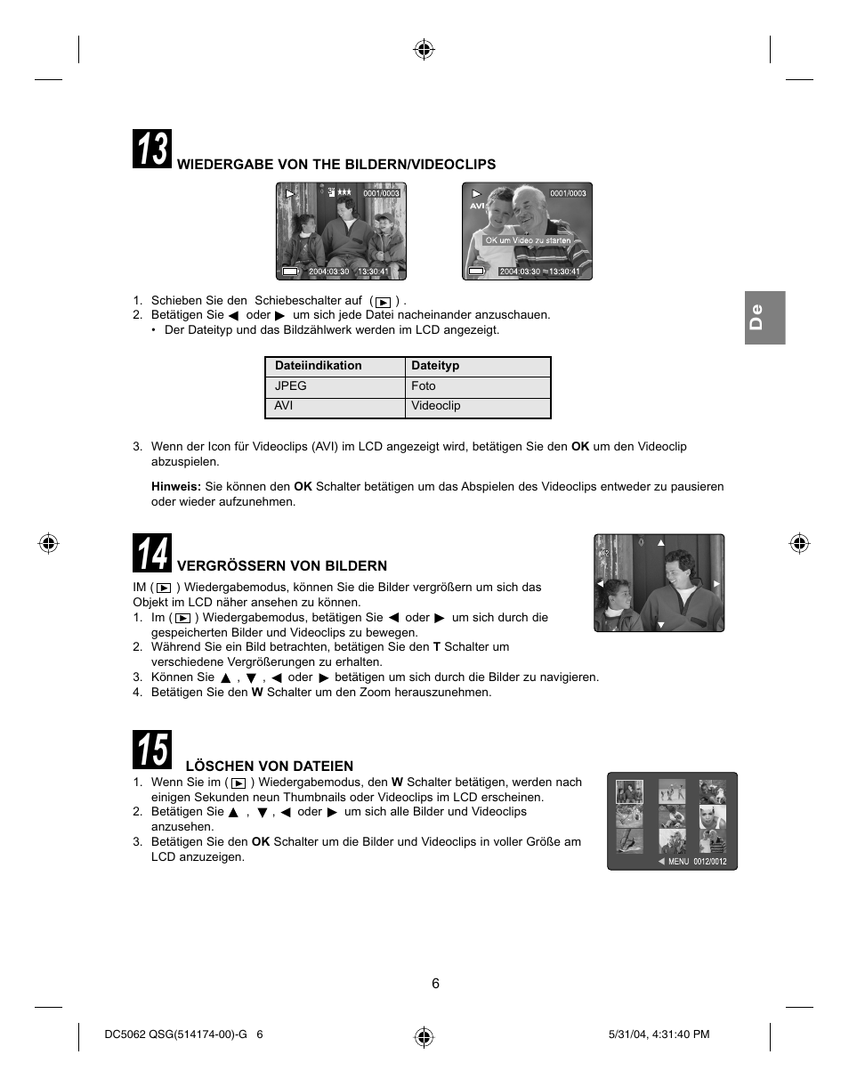 Concord Camera Eye-Q 5062AF User Manual | Page 24 / 51