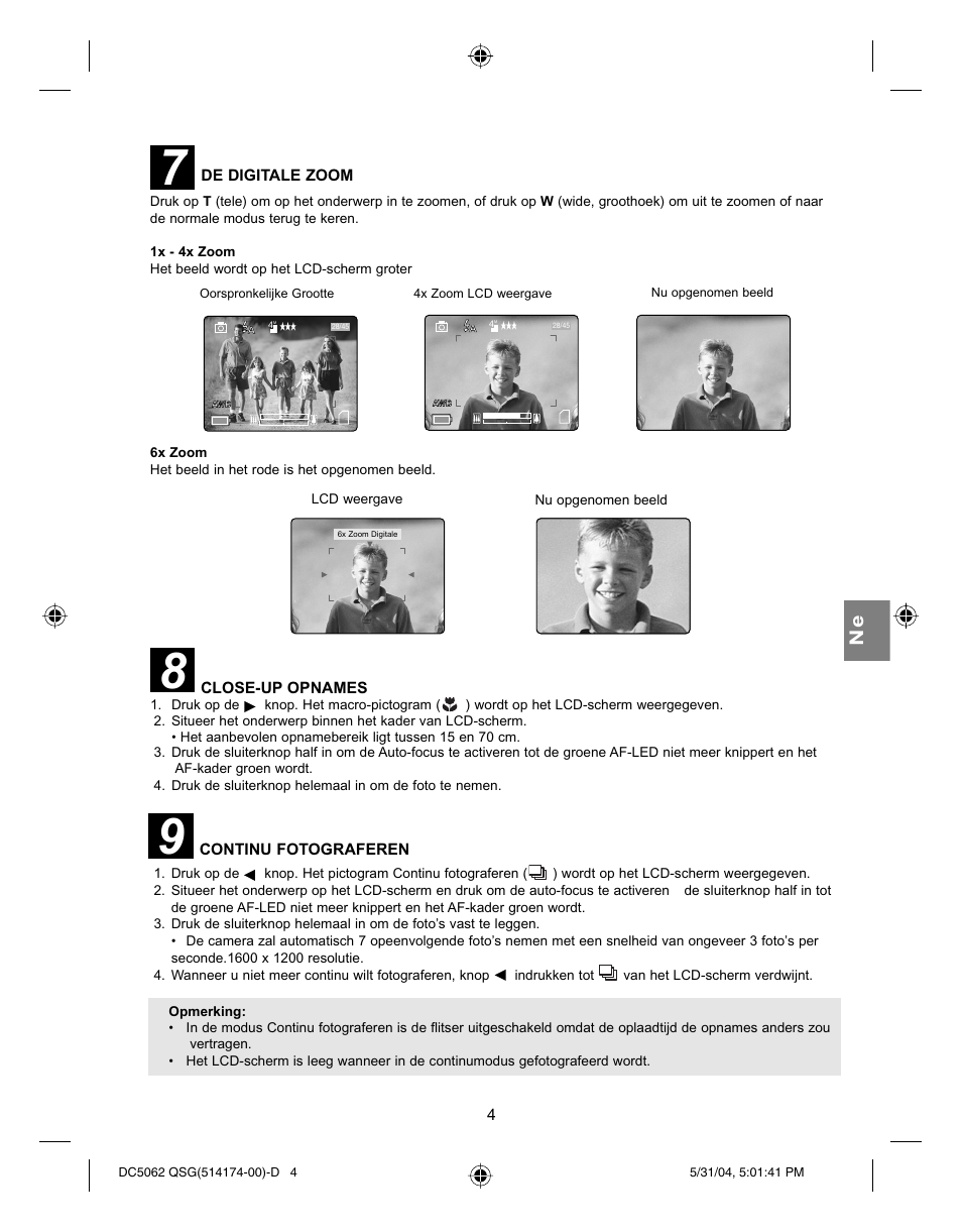 Concord Camera Eye-Q 5062AF User Manual | Page 46 / 51