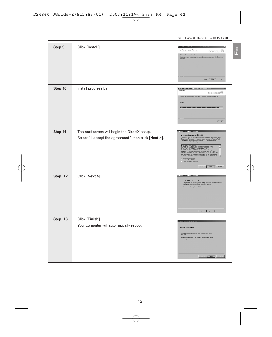 Concord Camera 4360Z User Manual | Page 43 / 61