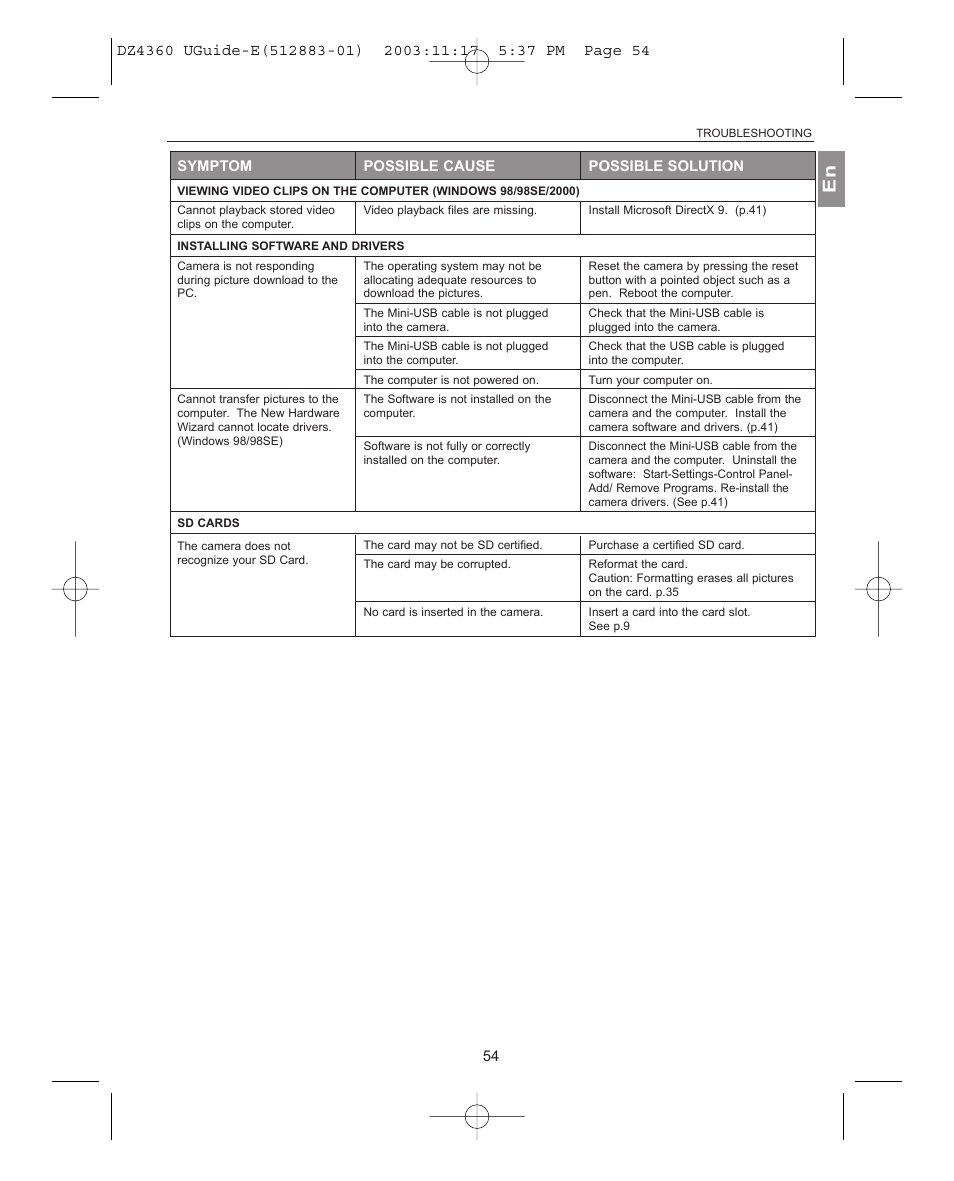 Concord Camera 4360Z User Manual | Page 55 / 61