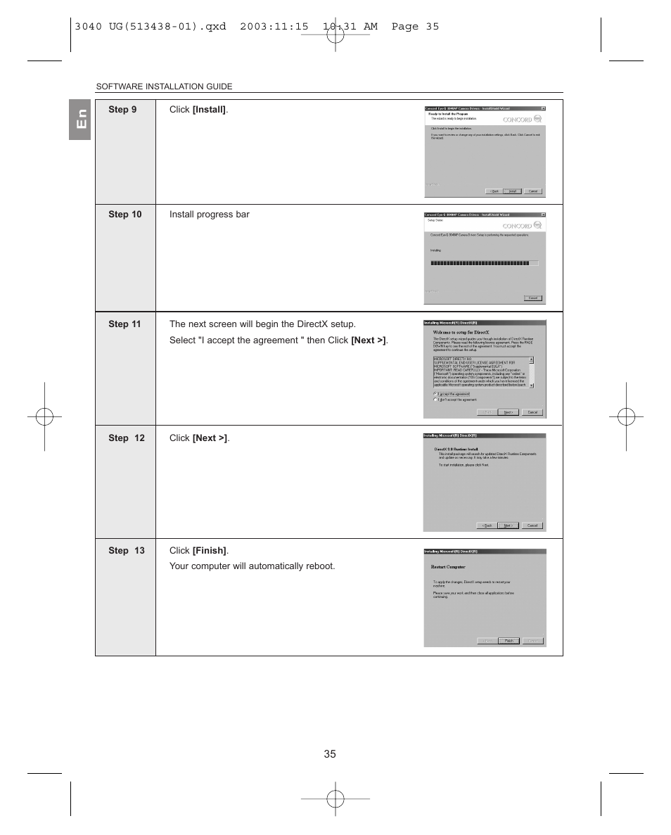 Concord Camera 3040AF User Manual | Page 36 / 54