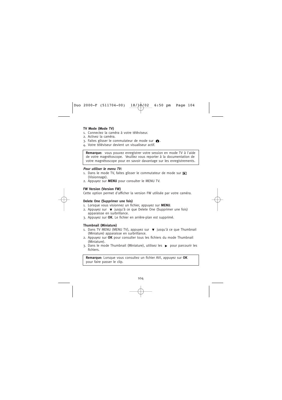 Concord Camera Duo 2000 User Manual | Page 106 / 231