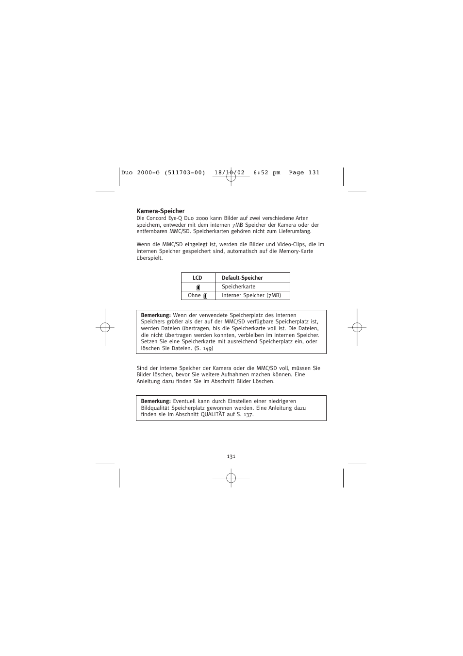 Concord Camera Duo 2000 User Manual | Page 133 / 231