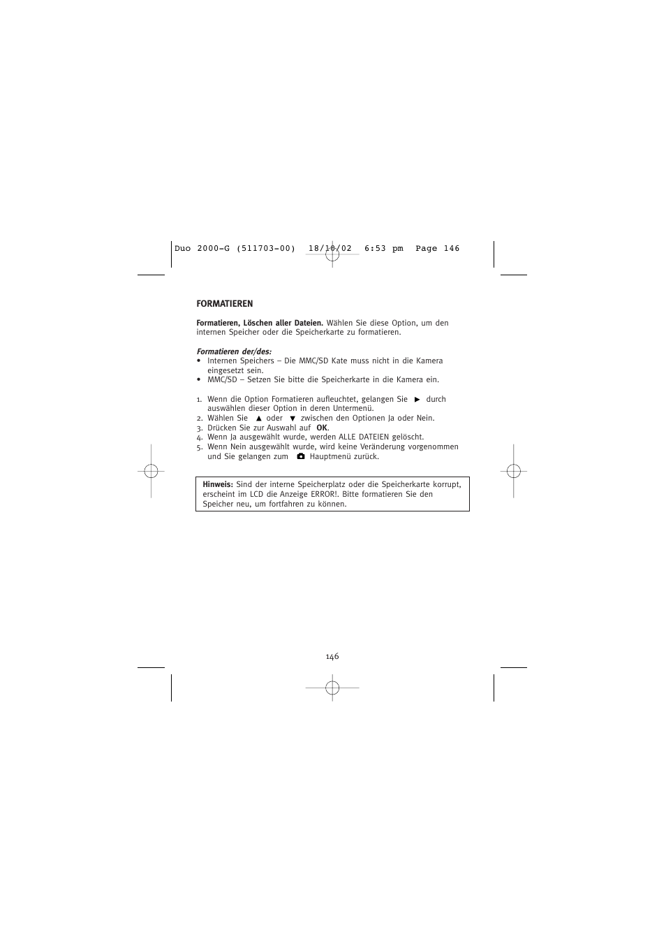 Concord Camera Duo 2000 User Manual | Page 148 / 231