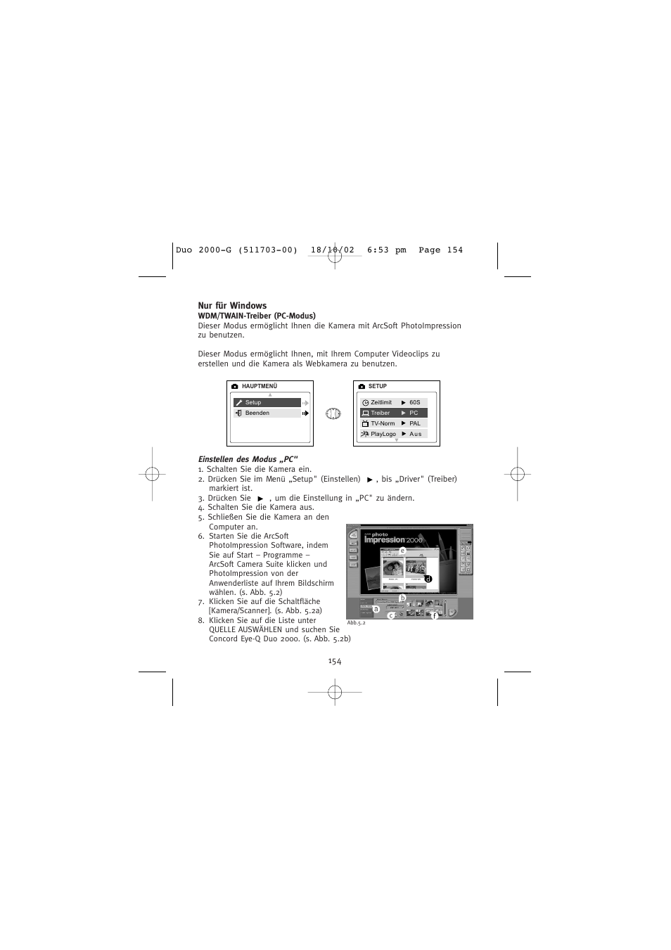 Concord Camera Duo 2000 User Manual | Page 156 / 231