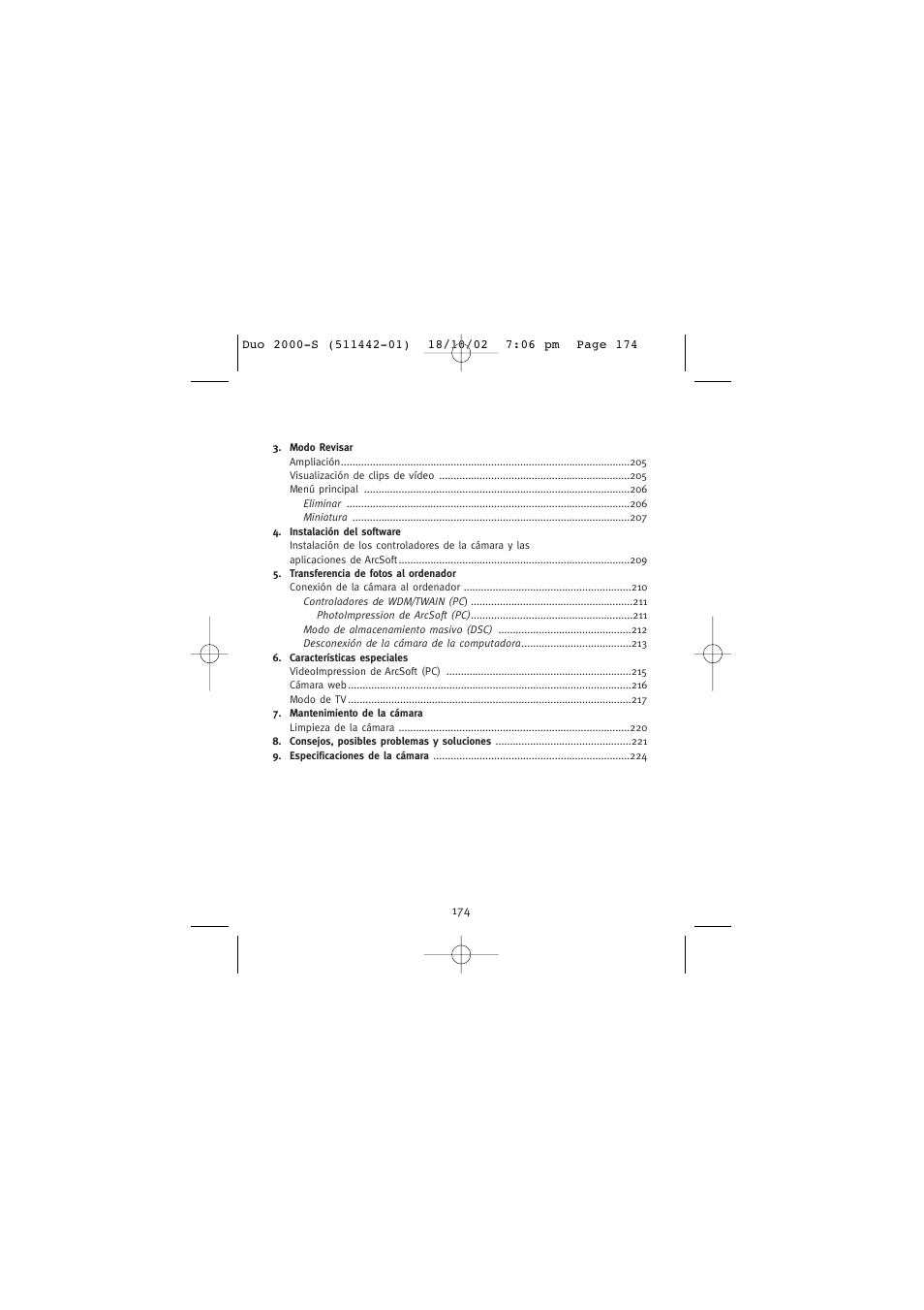 Concord Camera Duo 2000 User Manual | Page 176 / 231