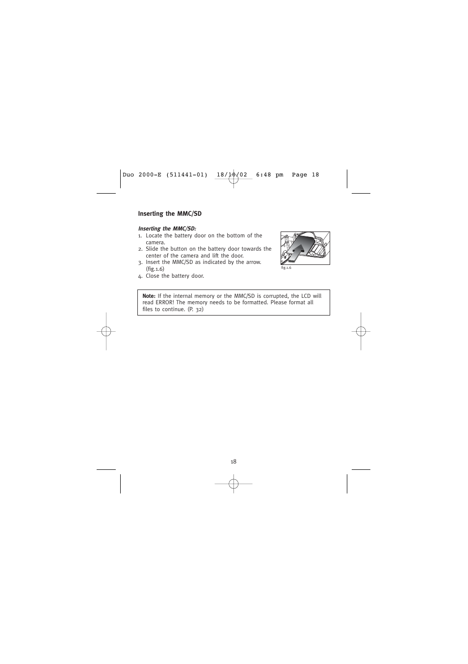 Concord Camera Duo 2000 User Manual | Page 20 / 231