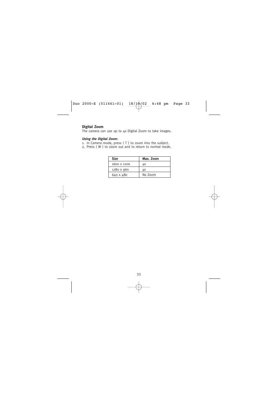 Concord Camera Duo 2000 User Manual | Page 35 / 231