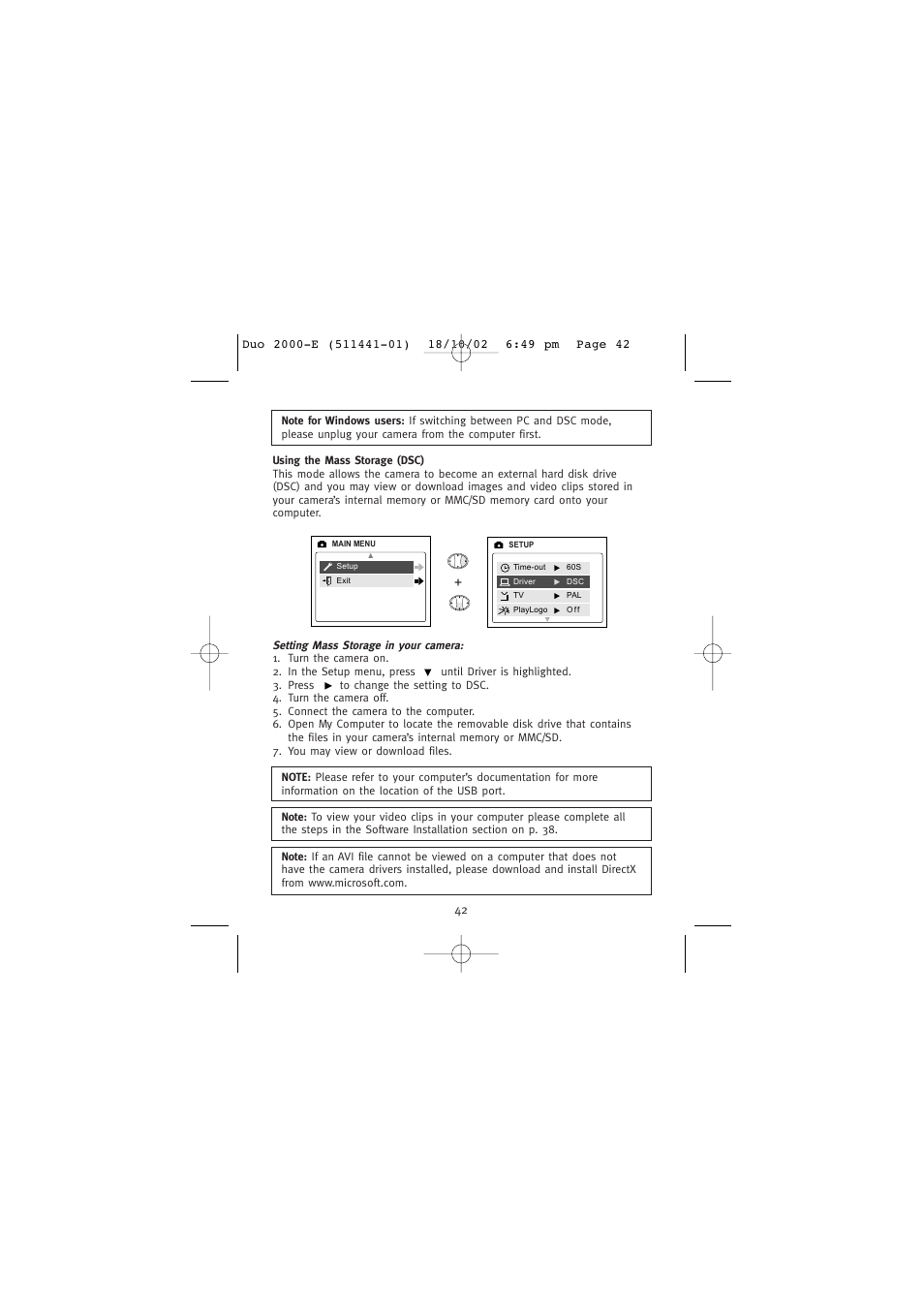 Concord Camera Duo 2000 User Manual | Page 44 / 231