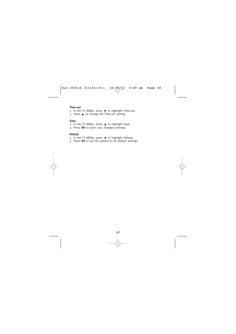 Concord Camera Duo 2000 User Manual | Page 50 / 231