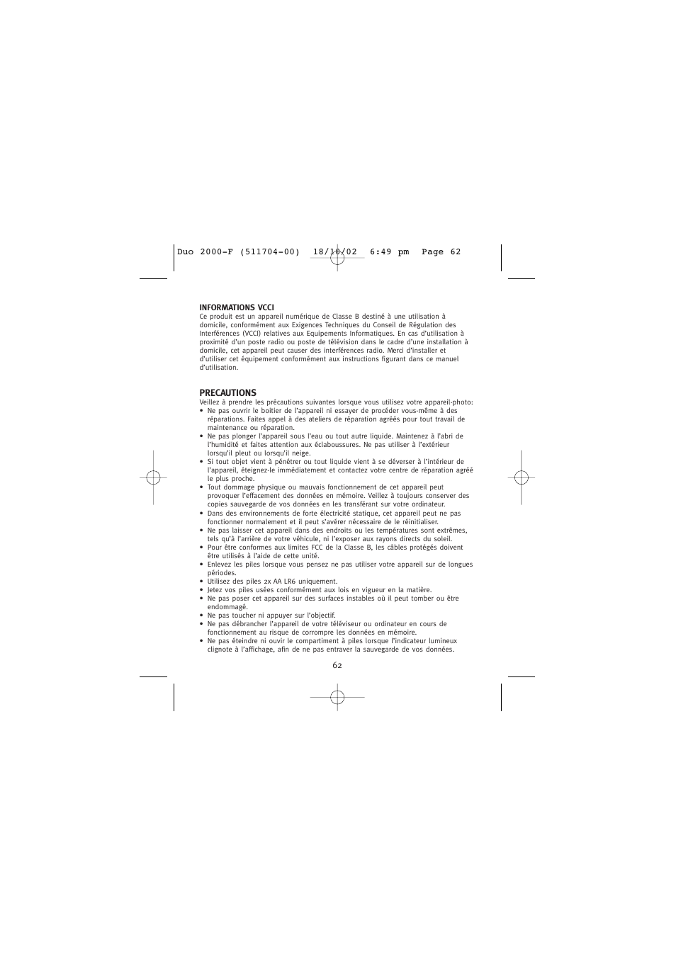 Concord Camera Duo 2000 User Manual | Page 64 / 231