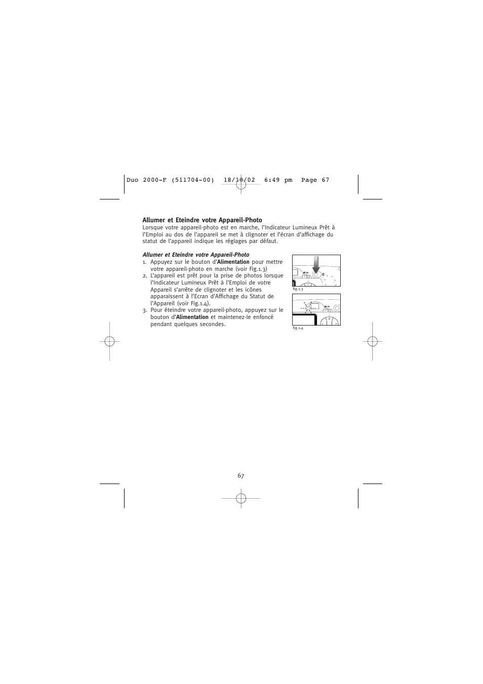 Concord Camera Duo 2000 User Manual | Page 69 / 231