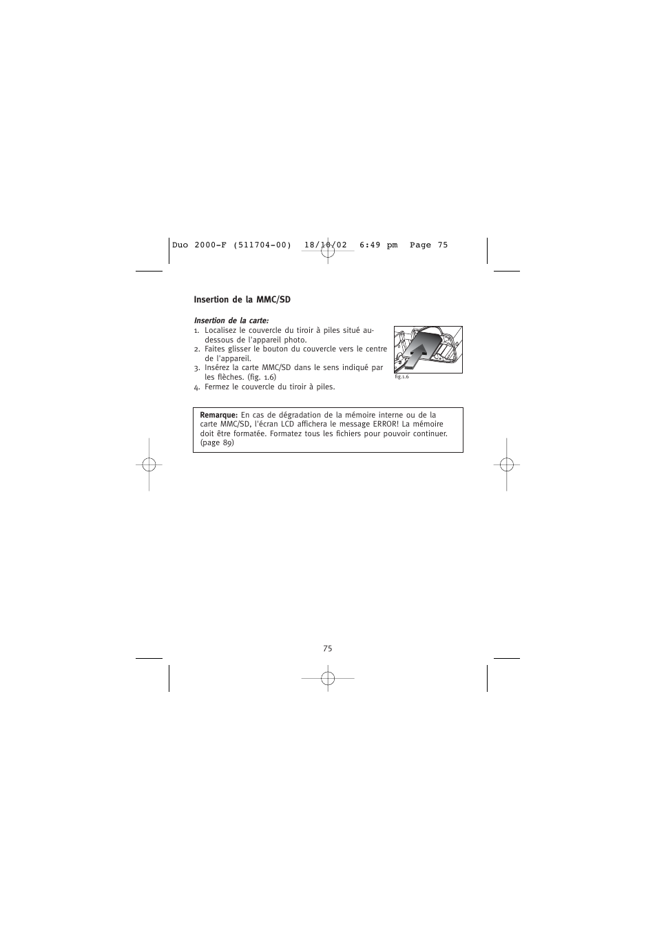 Concord Camera Duo 2000 User Manual | Page 77 / 231