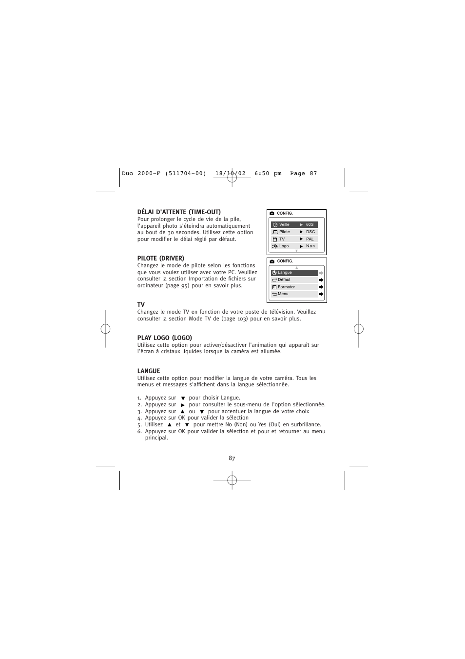 Concord Camera Duo 2000 User Manual | Page 89 / 231