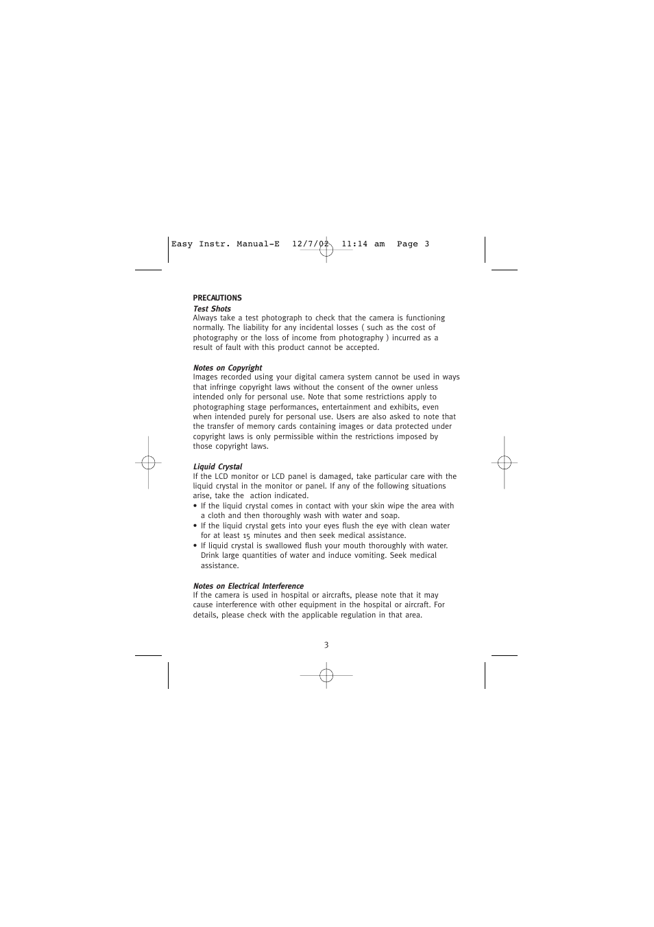 Concord Camera Eye-Q Easy Digital Camera User Manual | Page 4 / 25