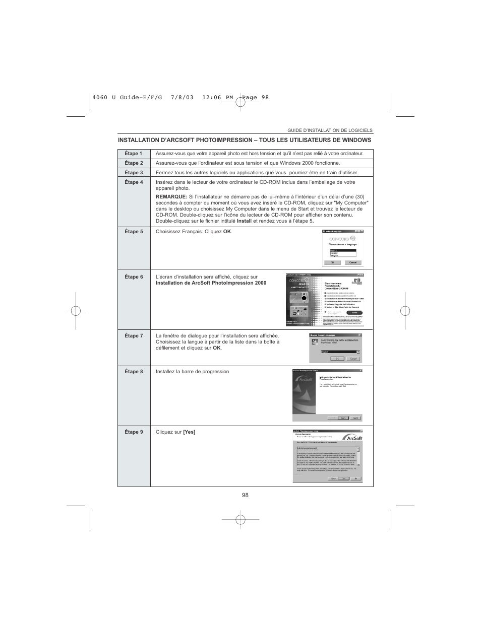 Concord Camera 4060 AF User Manual | Page 100 / 346