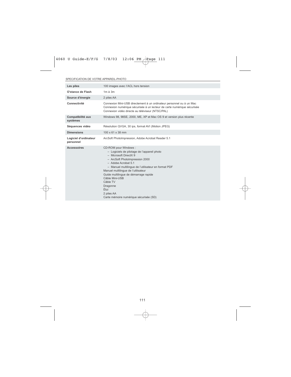 Concord Camera 4060 AF User Manual | Page 113 / 346