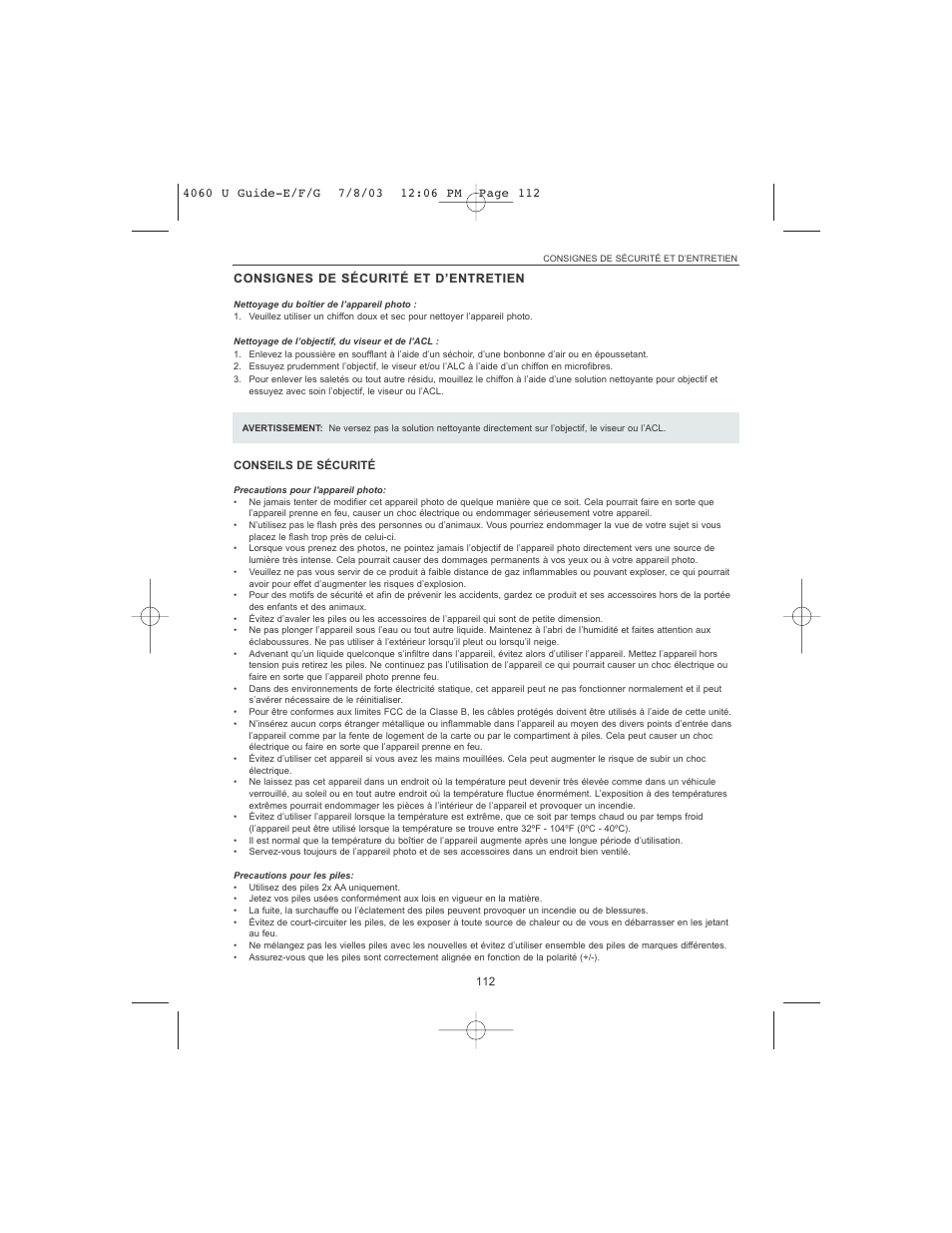 Concord Camera 4060 AF User Manual | Page 114 / 346