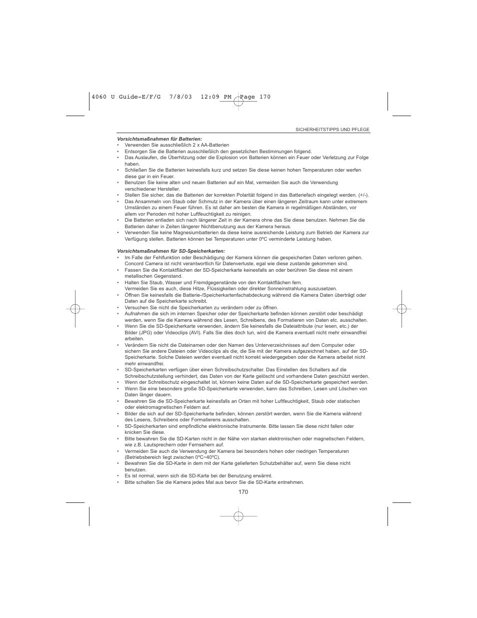 Concord Camera 4060 AF User Manual | Page 172 / 346