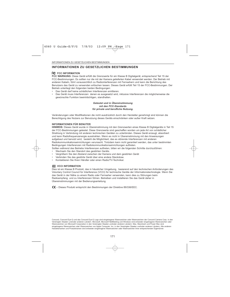 Concord Camera 4060 AF User Manual | Page 173 / 346