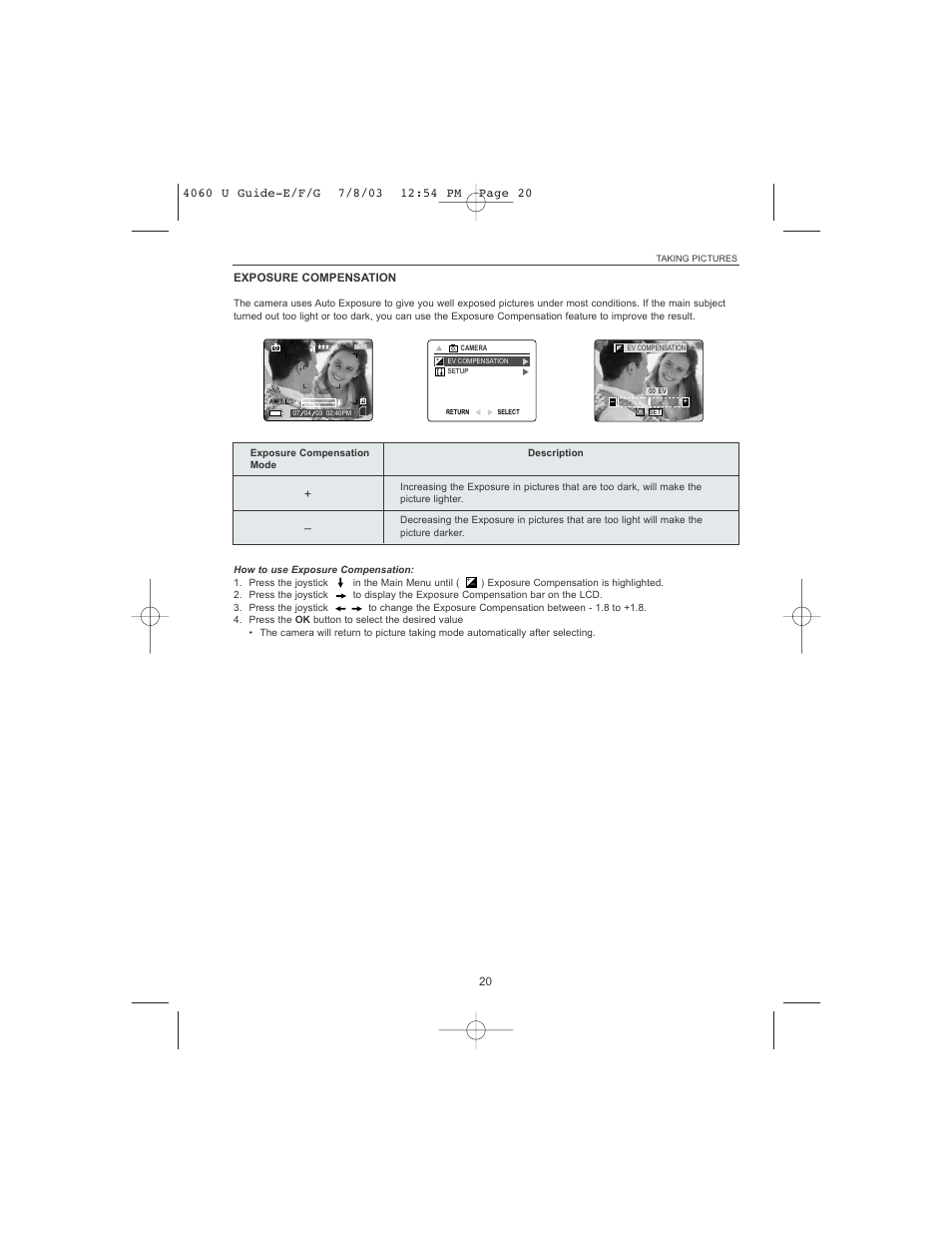 Concord Camera 4060 AF User Manual | Page 22 / 346