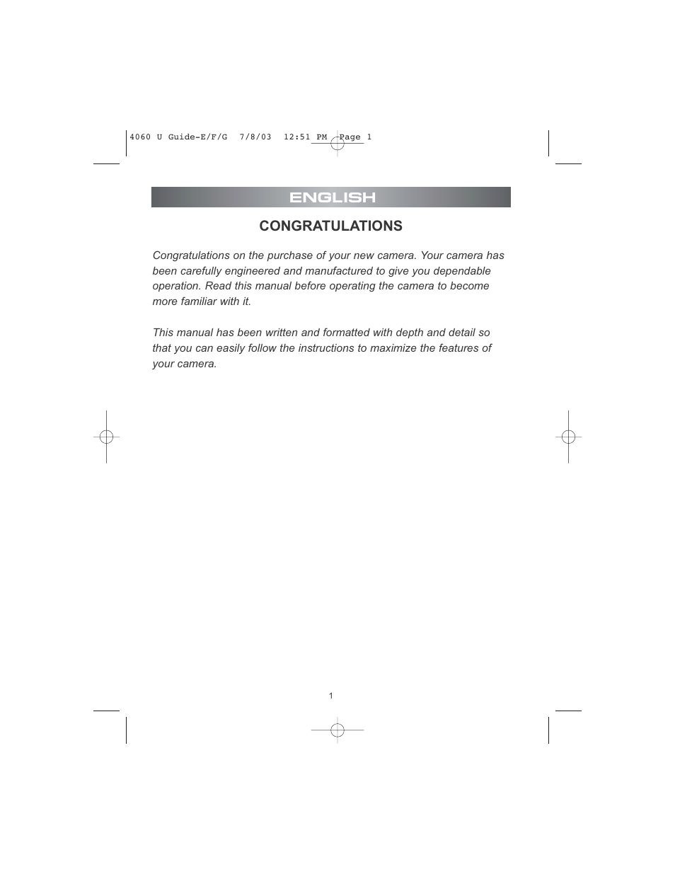 English | Concord Camera 4060 AF User Manual | Page 3 / 346