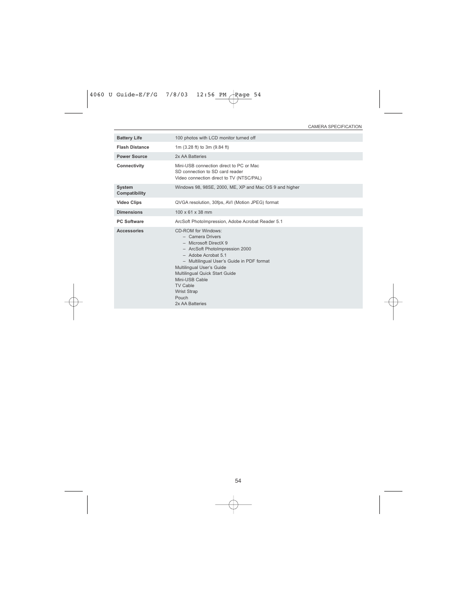 Concord Camera 4060 AF User Manual | Page 56 / 346