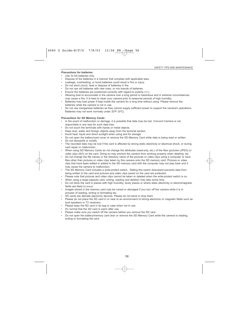 Concord Camera 4060 AF User Manual | Page 58 / 346