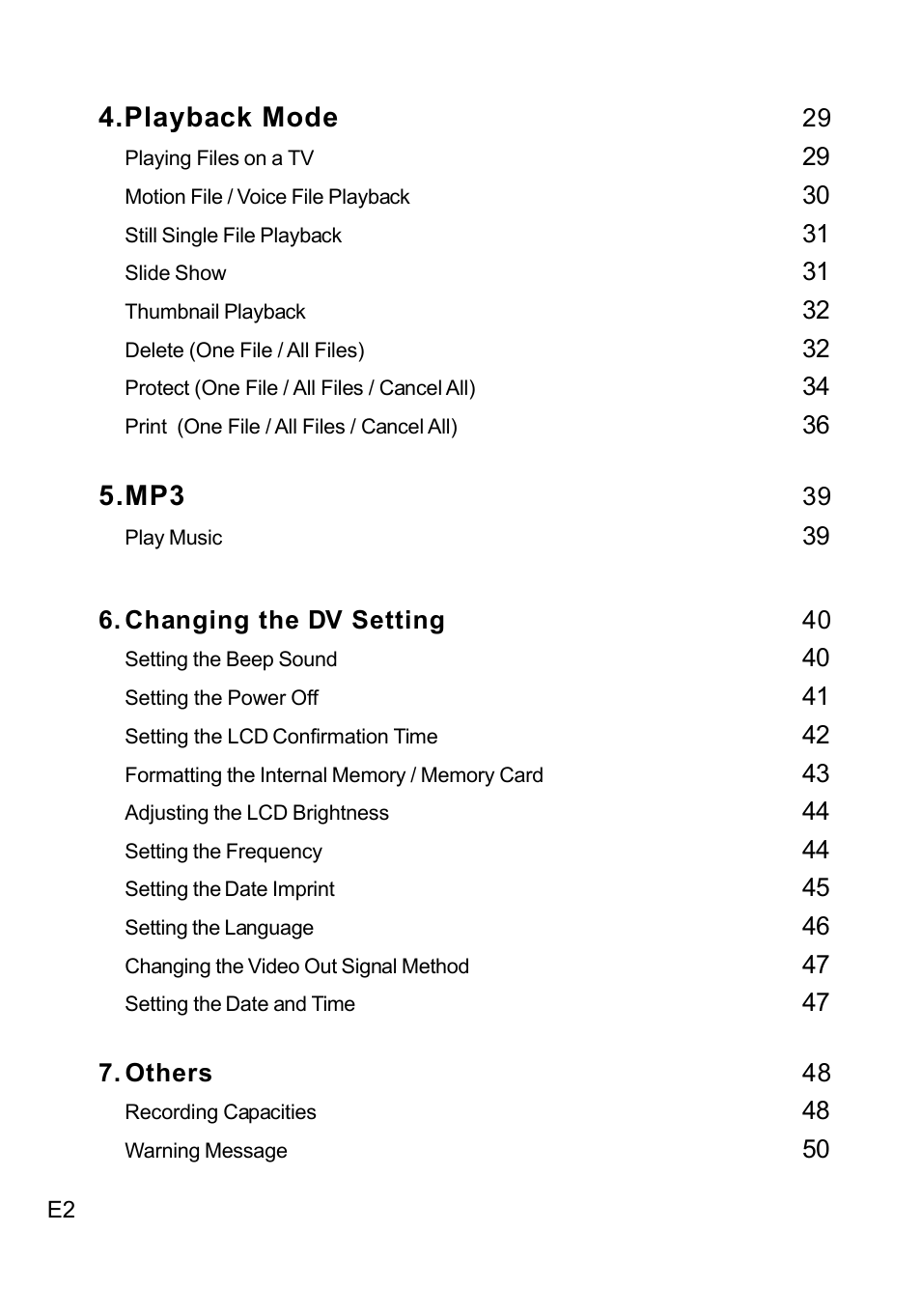 Playback mode | Concord Camera DV2020 User Manual | Page 3 / 69