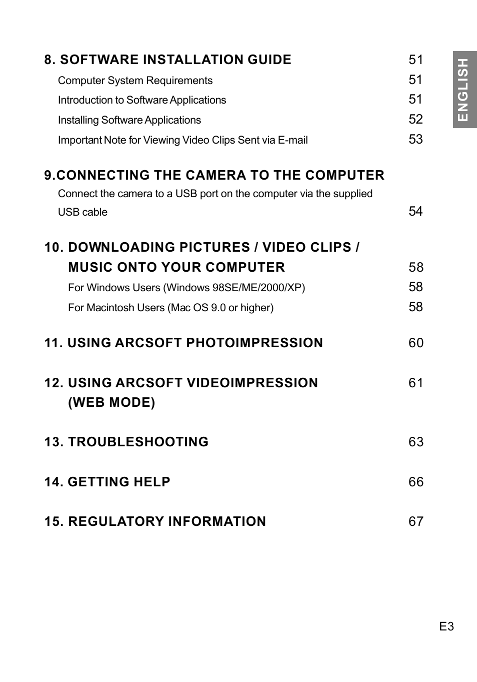 Concord Camera DV2020 User Manual | Page 4 / 69